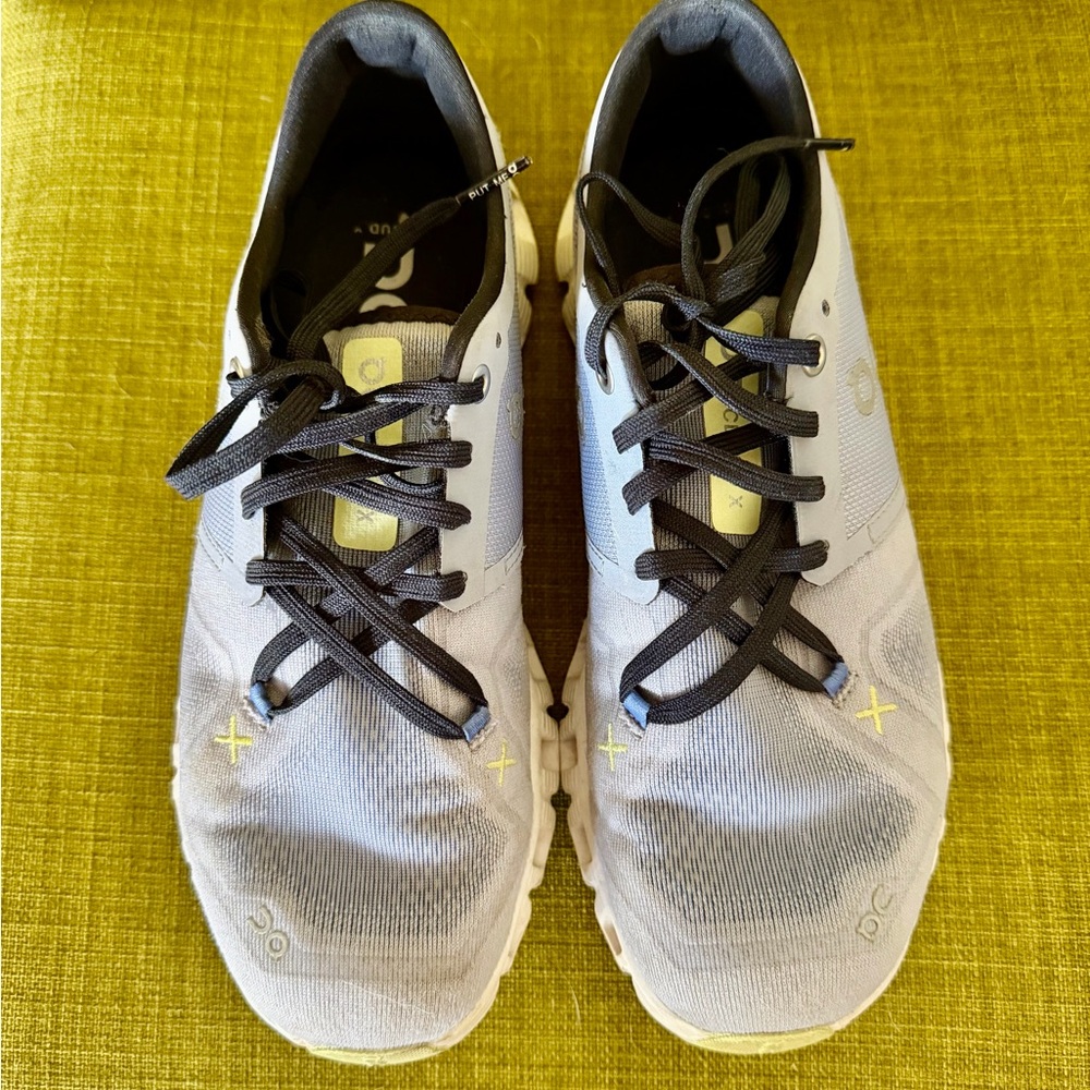 On Running Black and Light Blue Sneakers